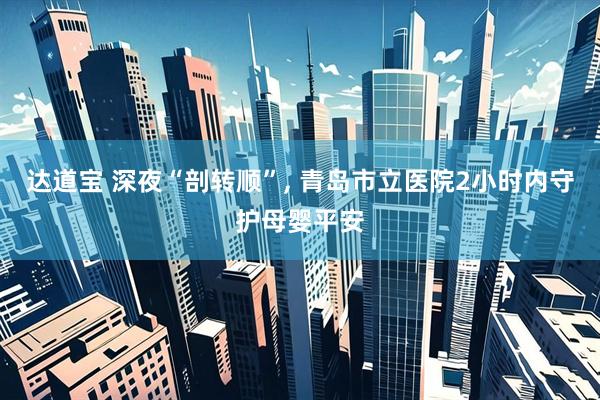 达道宝 深夜“剖转顺”, 青岛市立医院2小时内守护母婴平安