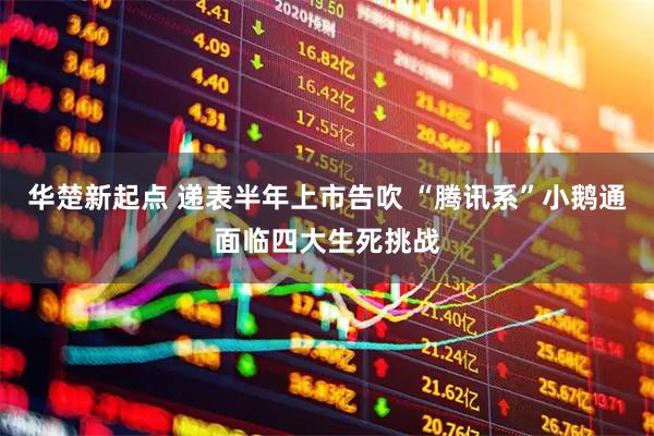 华楚新起点 递表半年上市告吹 “腾讯系”小鹅通面临四大生死挑战