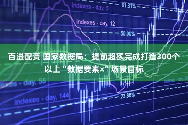 百进配资 国家数据局：提前超额完成打造300个以上“数据要素×”场景目标