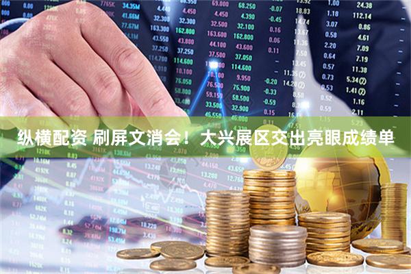 纵横配资 刷屏文消会！大兴展区交出亮眼成绩单